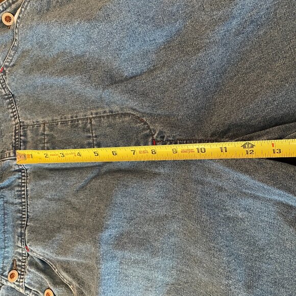 Vintage D'Mode 90s Classix Jean Overalls. Cotton Denim Dungarees Boyfriend Retro - Picture 15 of 16